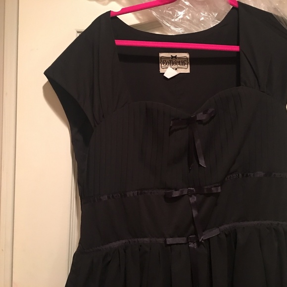 Collectif Chiffon Party Dress PinUp NWOT - Picture 4 of 5